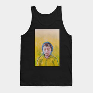 Portrait of a kid in Yellow Tank Top